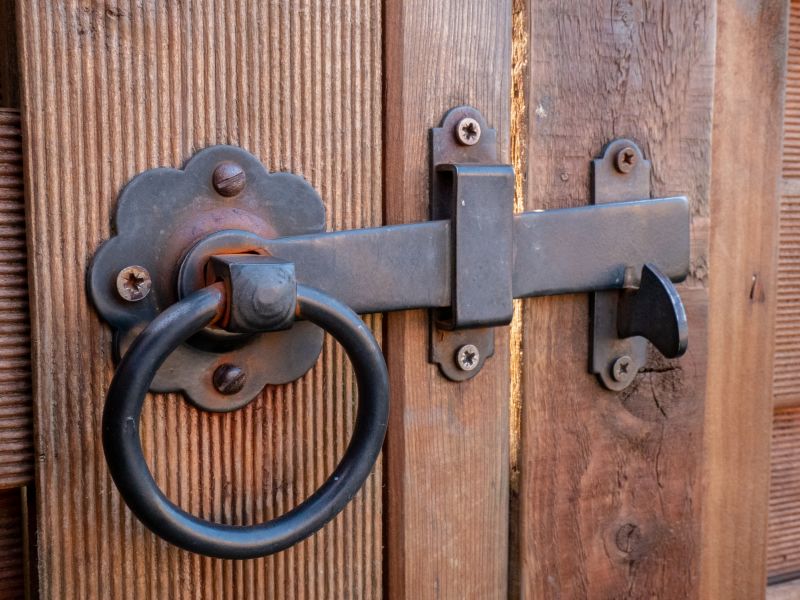 Gate Latch Repair detail